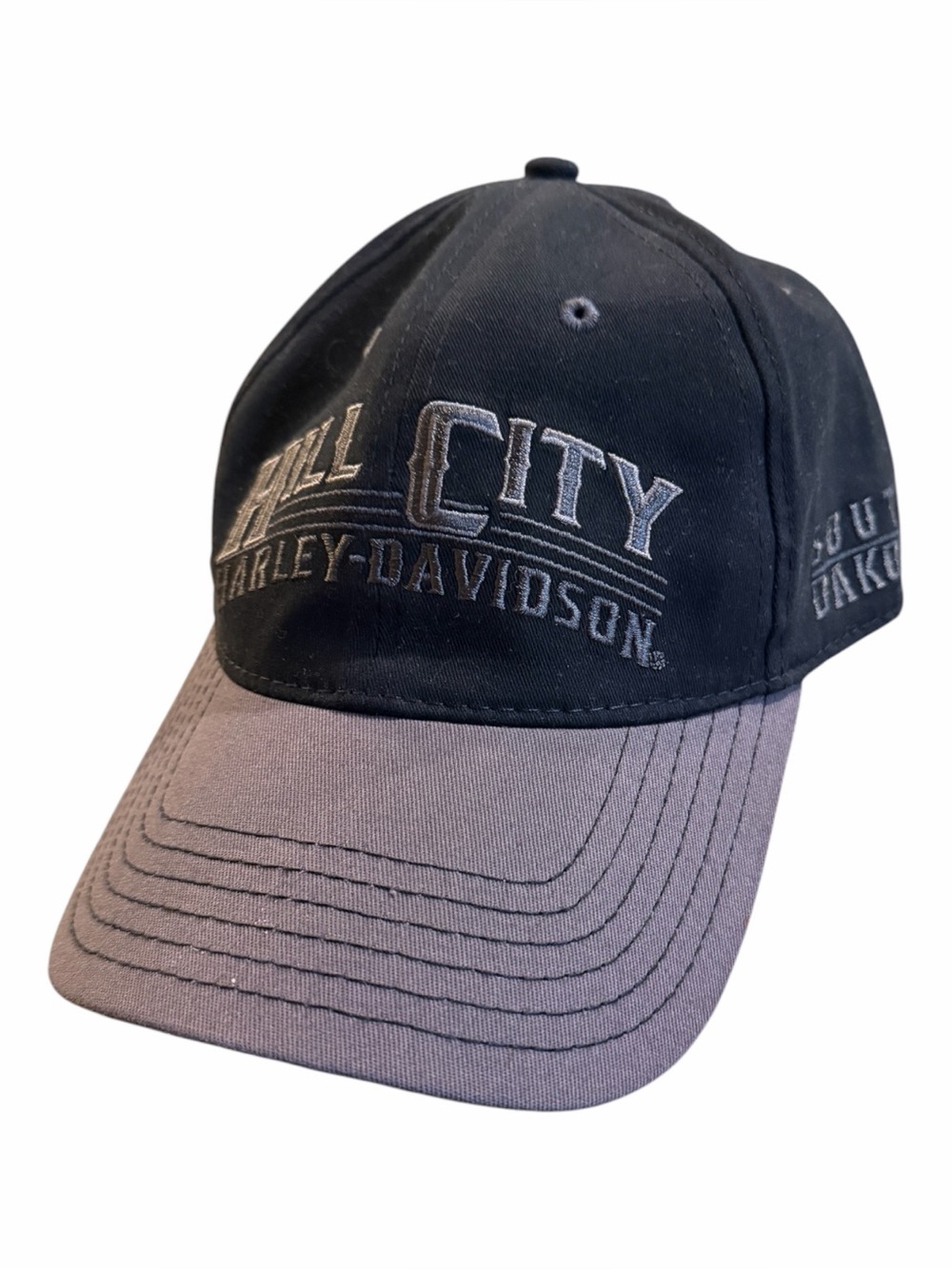 Harley-Davidson Two-Tone Black and Gray Trucker Hat